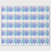 Pastel Nutcracker Kings Geschenkpapier (Flach)