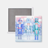 Pastel Nutcracker Kings Magnet (Vorderseite/Rückseite)