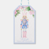 Pastel Nutcracker Personalisierte Geschenkmarke Geschenkanhänger (Vorderseite)