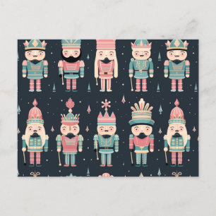 Pastel Nutcracker Postkarte