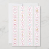 Pastel Nutcracker Sweet Holiday Treats Party Einladung (Rückseite)