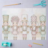 Pastel Nutcracker Toy Collection Watercolor Seidenpapier (Basteln)
