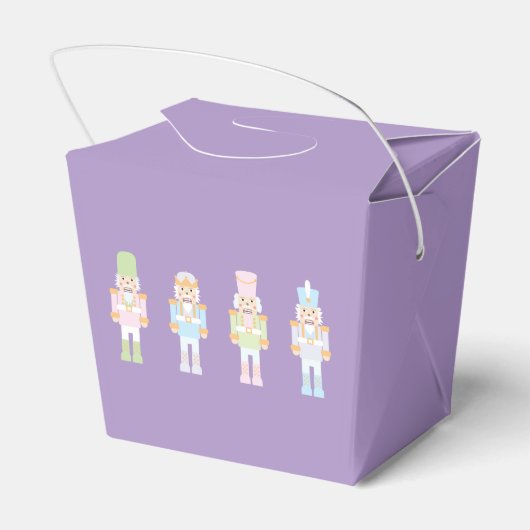 Pastel Nutcrackers Geschenkschachtel (Rückseite)