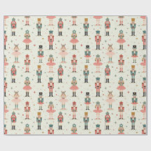 Pastel Nutcrackers und Ballerinas