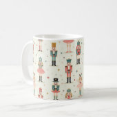 Pastel Nutcrackers und Ballerinas Kaffeetasse (Vorderseite Links)