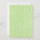 Pastel Oaster Aquarellbuntgebüsch Einladung (Rückseite)