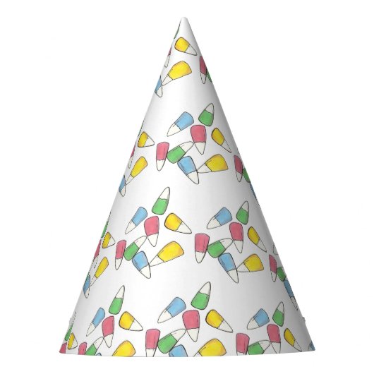 Pastel Oaster Basket Candy Corn Candycorn Candies Partyhütchen (Vorderseite)
