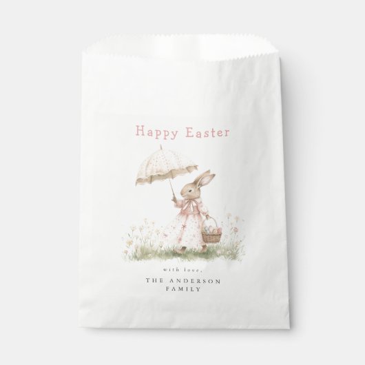 Pastel Oaster Bunny Geschenktütchen (Vorderseite)