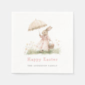 Pastel Oaster Bunny Serviette (Vorderseite)