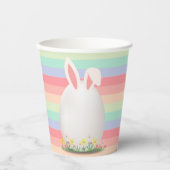 Pastel Oaster Egg Bunny Baby Dusche Pappbecher (Vorderseite)
