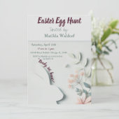 Pastel Oaster Egg Einladung | Niedlich & festlich (Stehend Vorderseite)