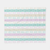 Pastel Oaster Egg Muster - Frühjahrsgestaltung Fleecedecke (Vorderseite (Horizontal))