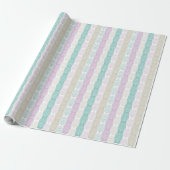 Pastel Oaster Egg Muster - Frühjahrsgestaltung Geschenkpapier (Ungerollt)