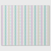 Pastel Oaster Egg Muster - Frühjahrsgestaltung Geschenkpapier (Flach)