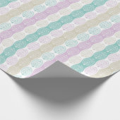 Pastel Oaster Egg Muster - Frühjahrsgestaltung Geschenkpapier (Ecke)