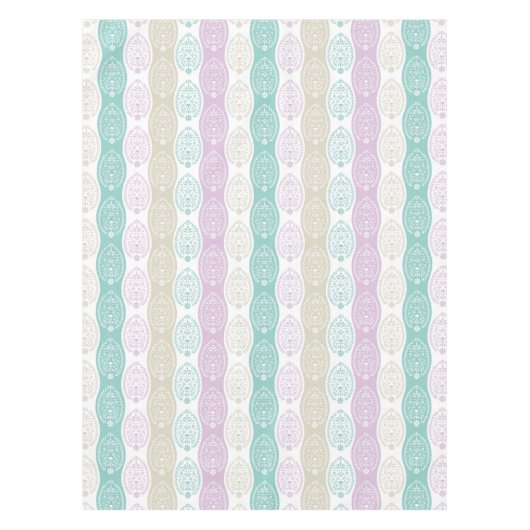 Pastel Oaster Egg Muster - Frühjahrsgestaltung Tischdecke (Vorderseite)