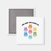 Pastel Oaster Funny Homies Meme Niedlich Ba Magnet (Vorderseite/Rückseite)