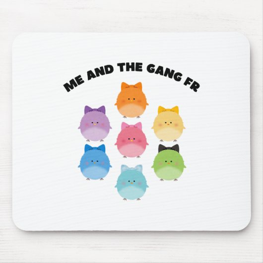 Pastel Oaster Funny Homies Meme Niedlich Ba Mousepad (Vorne)