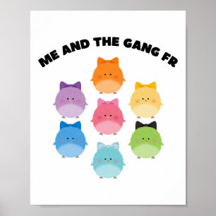 Pastel Oaster Funny Homies Meme Niedlich Ba Poster