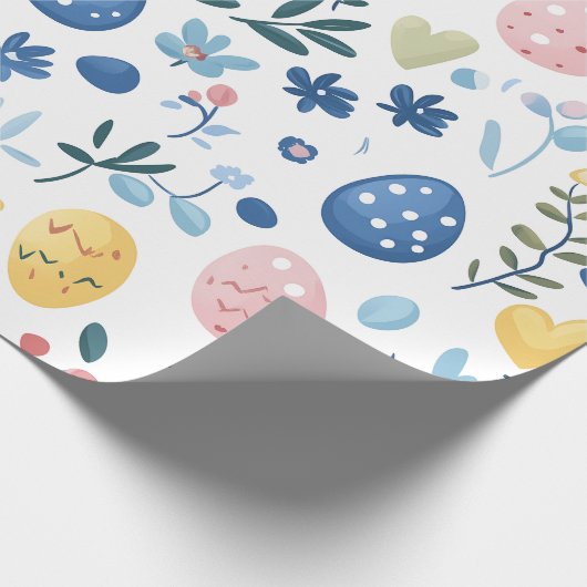 Pastel Oaster Large Print - 30" x 6' Roll Geschenkpapier (Ecke)