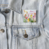 Pastel Oaster Tulips Button (Beispiel)