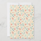 Pastel Ocean Starfish Personalized Baby Shower Einladung (Rückseite)