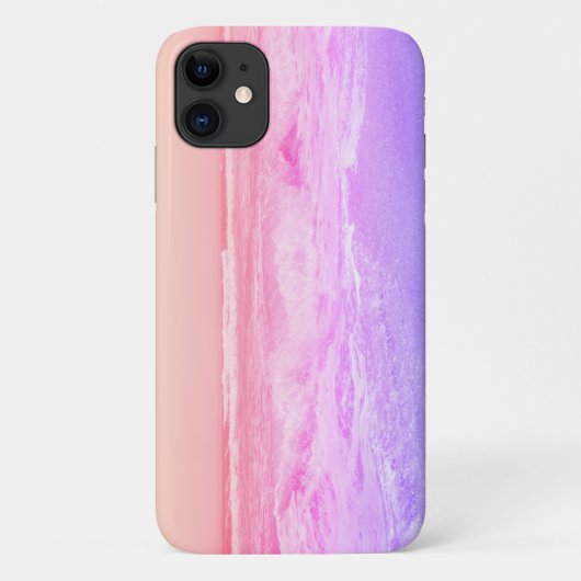 Pastel Ocean Waves Beach iPhone 11 Fall Case-Mate iPhone Hülle (Rückseite)