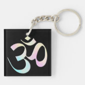 Pastel Om  Schlüsselanhänger (Rückseite)