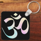 Pastel Om  Schlüsselanhänger (Rückseite)
