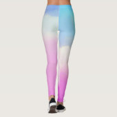 Pastel Ombre Disk aktive Leggings (Rückseite)