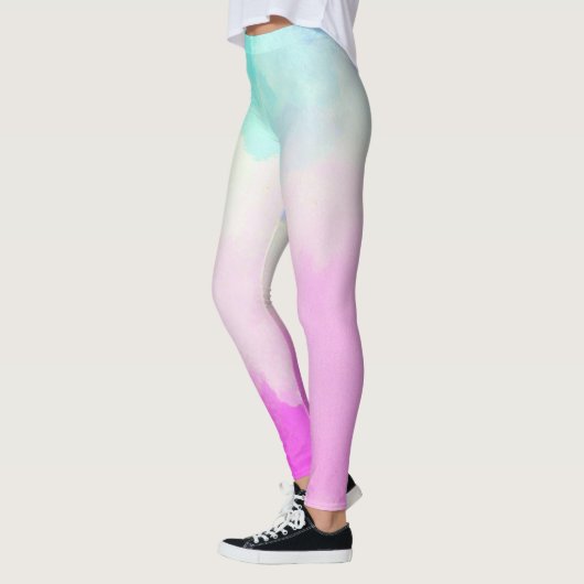 Pastel Ombre Disk aktive Leggings (Links)
