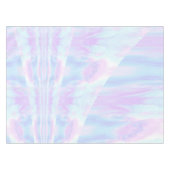 Pastel Ombre Gefärbte Krawatte Ripples Girl Tischdecke (Vorderseite (Horizontal))