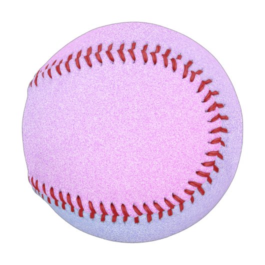 Pastel Ombre Glitzer Baseball (Vorne Rechts)