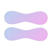 Pastel Ombre Glitzer Baseball (Paneele)