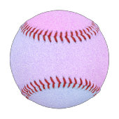 Pastel Ombre Glitzer Baseball (Rückseite)