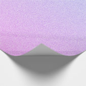 Pastel Ombre Glitzer Geschenkpapier (Ecke)