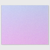 Pastel Ombre Glitzer Geschenkpapier (Flach)