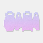 Pastel Ombre Glitzer Geschenkschachtel (Ungefaltet)