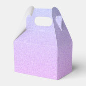 Pastel Ombre Glitzer Geschenkschachtel (Vorderseite)