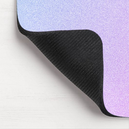 Pastel Ombre Glitzer Mousepad (Ecke)