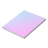 Pastel Ombre Glitzer Notizblock (Rotiert)