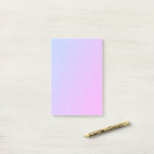 Pastel Ombre Glitzer Post-it Klebezettel (Auf Schreibtisch)