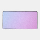 Pastel Ombre Glitzer Schreibtischunterlage (Vorderseite)