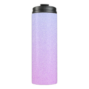 Pastel Ombre Glitzer Thermosbecher