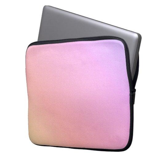 Pastel Ombre Laptopschutzhülle (Vorderseite Links)