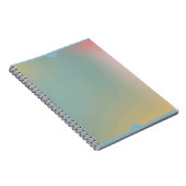 Pastel Ombre Notebook Soft Gradient Journal Front Notizblock (Rechte Seite)