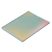 Pastel Ombre Notebook Soft Gradient Journal Front Notizblock (Linke Seite)
