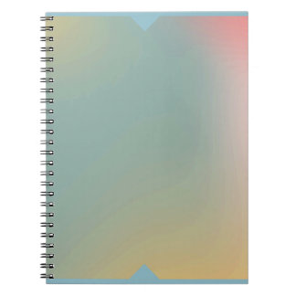 Pastel Ombre Notebook Soft Gradient Journal Front Notizblock