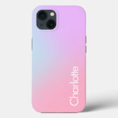 Pastel Ombre Personalisiert iPhone 13 Fall Case-Mate iPhone Hülle (Rückseite)