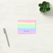 Pastel Ombre Rainbow Post-It Notes Klebezettel (Büro)